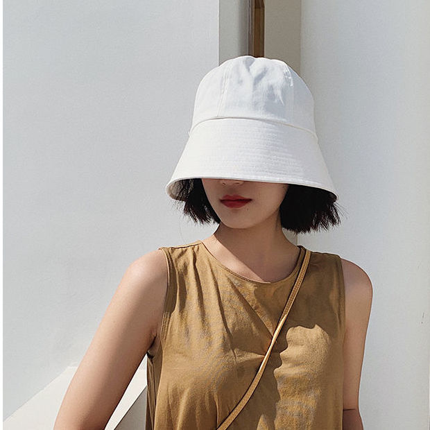 Sun protection and sunshade fisherman's Hat Women's minority bell shaped Japanese basin hat autumn Korean version tide bucket versatile sun hat