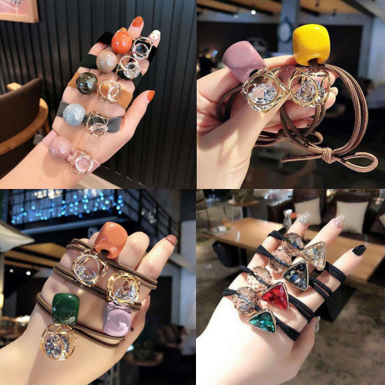 88883-韩版女头绳发绳扎头发橡皮筋扎发带成人时尚头饰-详情图