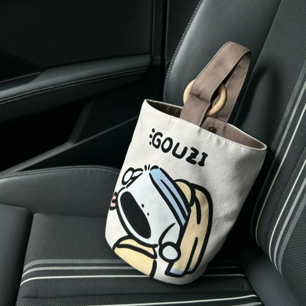 Portable handbag for office workers, canvas bucket bag, cute bucket-shaped hand-held lunch bag, mom’s outing handbag