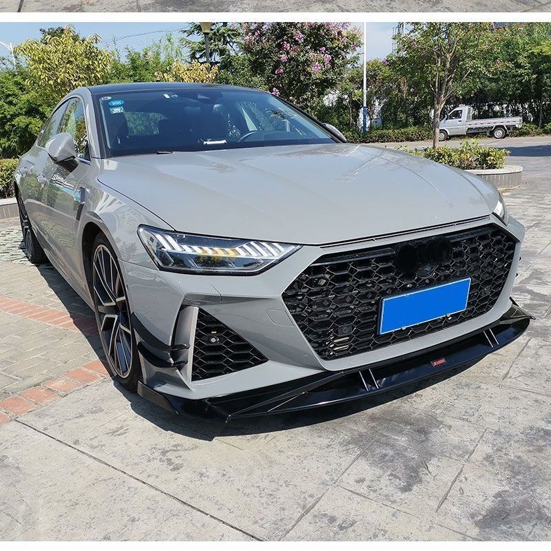 09-18款a7改装rs7大包围升级s7前后杠侧裙尾唇银耳适用于奥迪a7