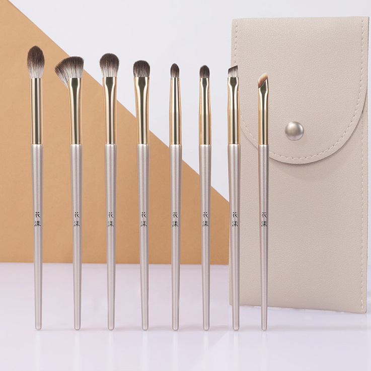 8-Zweig-Set Lidschatten Halo Dye Br Hoher Nennwert Anfänger Weiches Haar Make-up_voghion.com