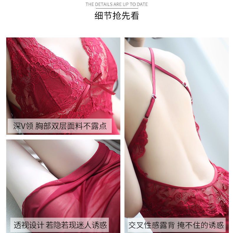 Chest pad sling large size underwear female charming new summer pajamas temptation suit sexy naked summer nightdress