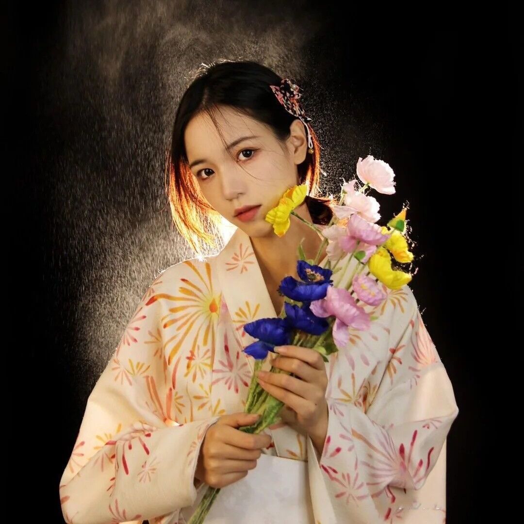 Formal dress traditional improved kimono female Japanese style personal god girl kimono theme photo photography photo shoot clothing
