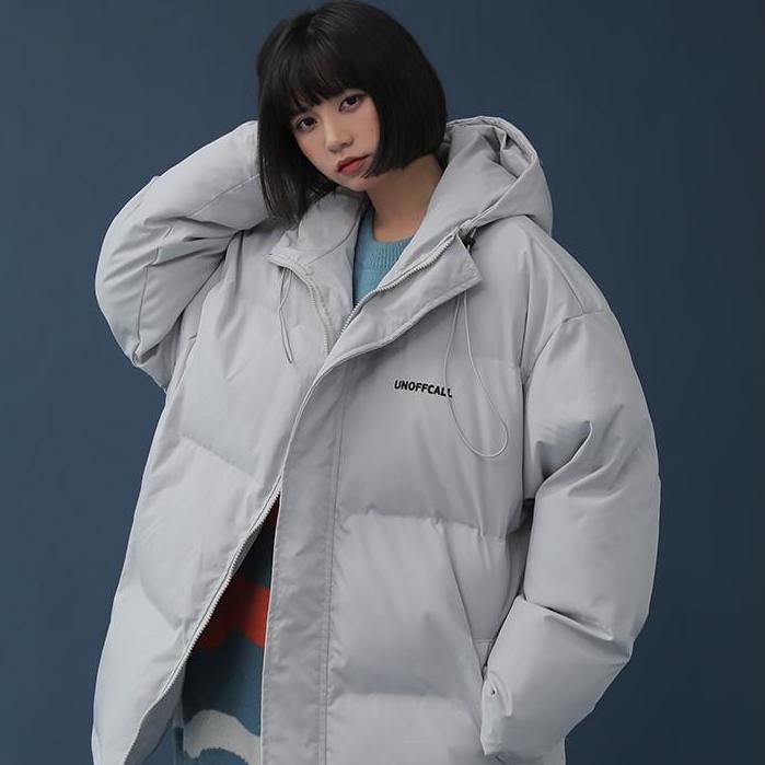 2020 new winter student thickened warm casual Korean version loose hooded cotton padded jacket women's fashion clothing