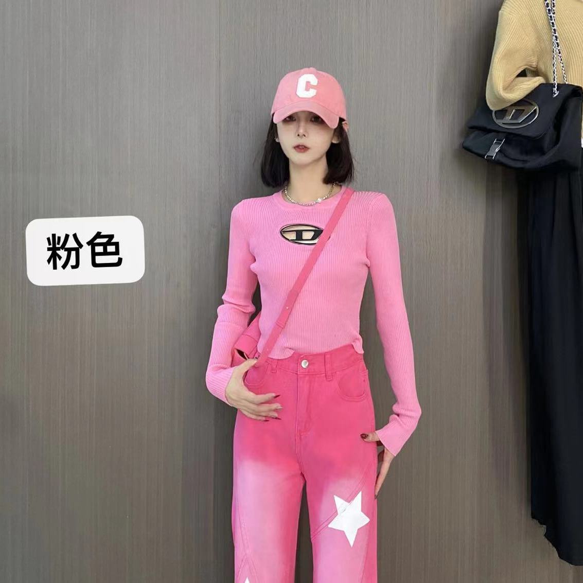 Spring and Autumn New 2023 Tight Long Sleeve T-shirt Women's Design Niche Bottoming Shirt Slim Little Hot Girl Top