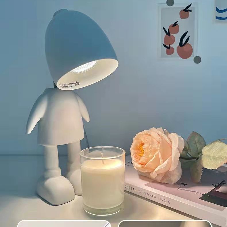 New robot wax melting lamp fragrant Candle Fragrance ins simple girl bedroom bedside wax melting candle table lamp