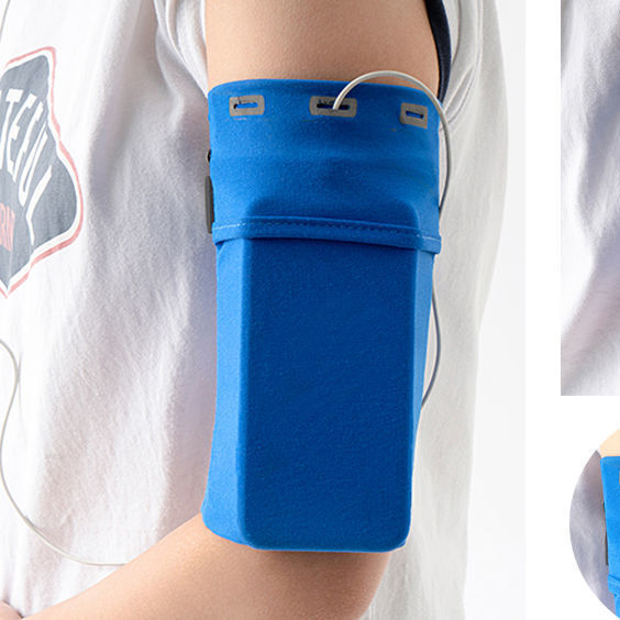 Running mobile phone arm bag storage type men's and women's arm belt sports mobile phone arm sleeve wrist bag outdoor fitness equipment