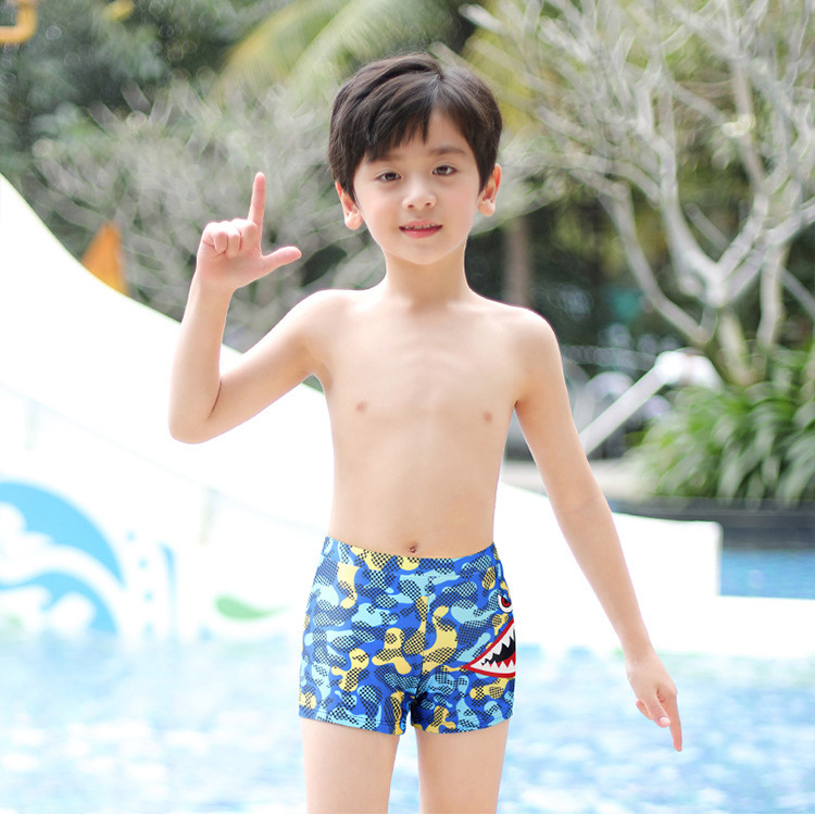 Children's swimsuit boy's swimming trunks small and medium-sized children's swimsuit boy baby large size quick-drying hot spring swimming trunks summer