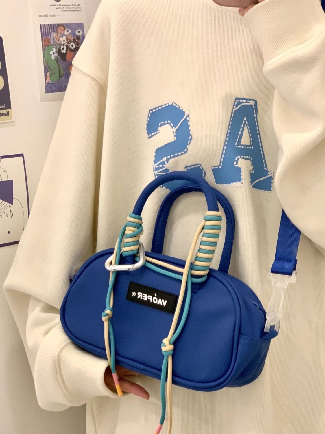 VAOPER2022 Summer Texture Nischenhandtasche Damen Umhängetasche Herren trendige Einzelschulter-Satteltasche_voghion.com