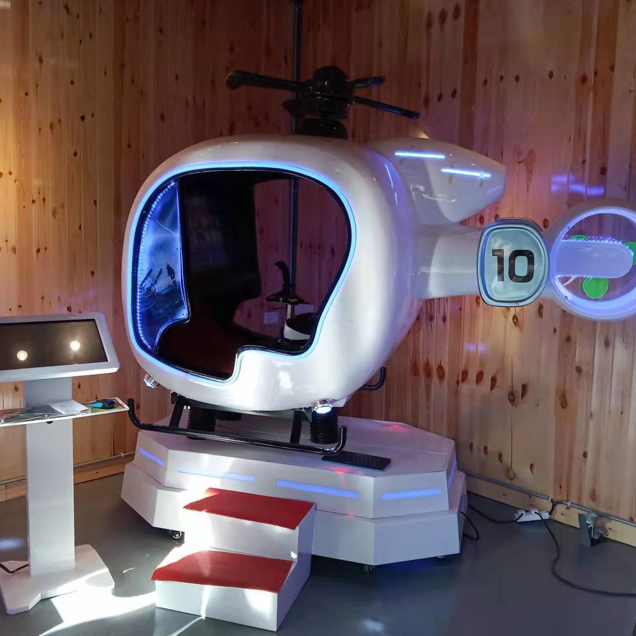 vr模拟小飞机体验加强vr体感游戏机