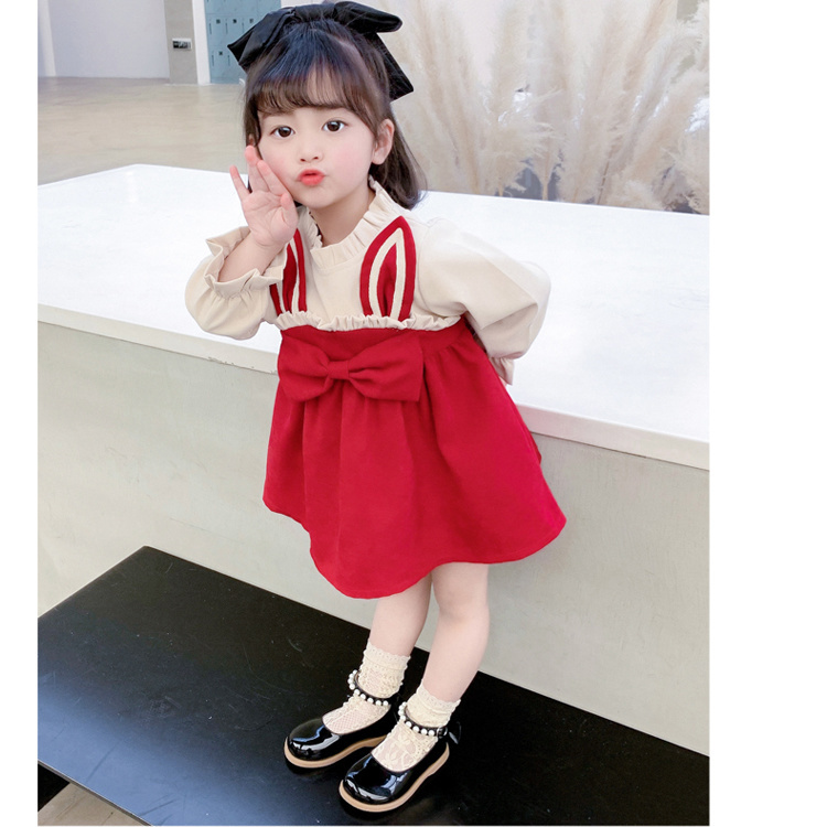 Girls' Dresses  Spring and Autumn New Korean Fashion Children's Birthday Skirts Children's Fashionable Super Fairy Princess Dresses