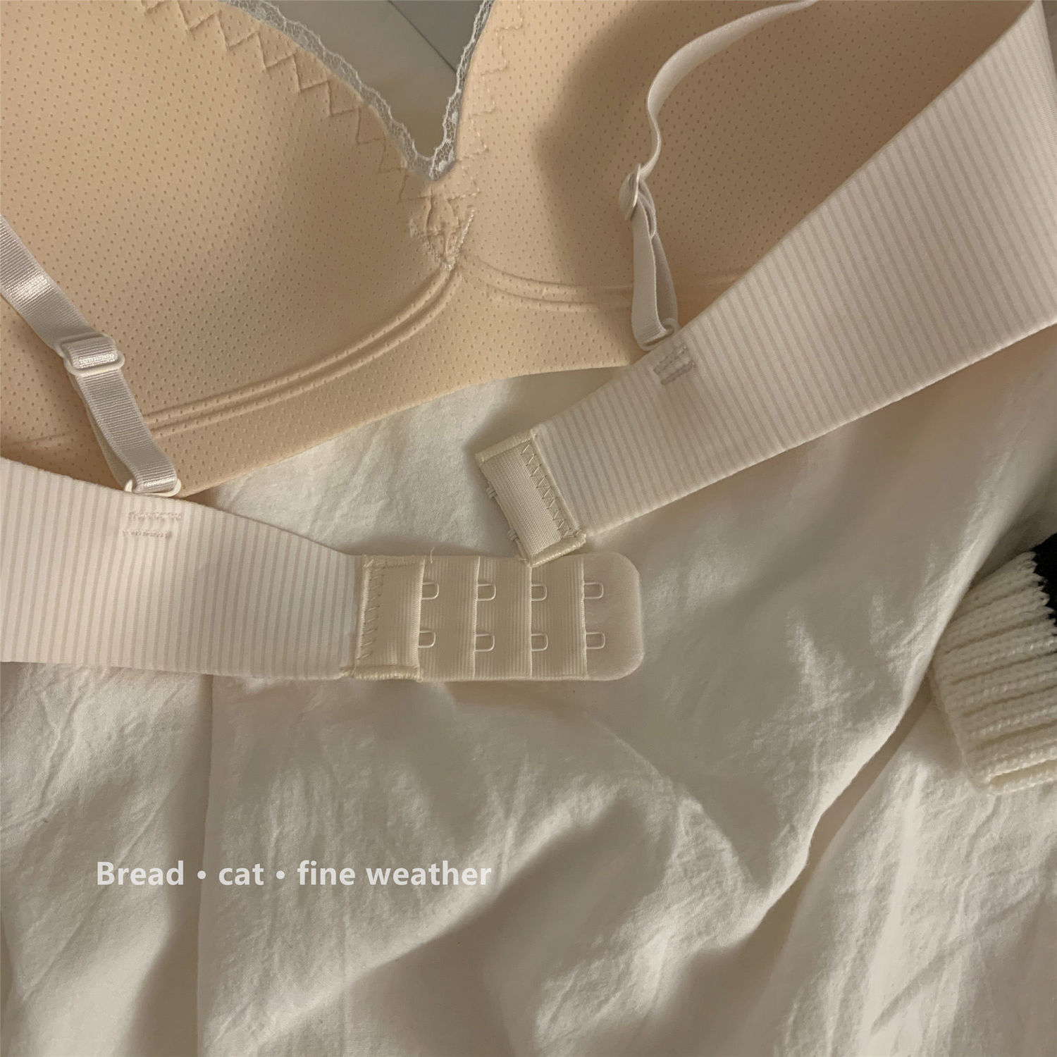 Pure desire Japanese student girl underwear thin section without steel ring small chest gathered anti-sagging seamless adjustable bra