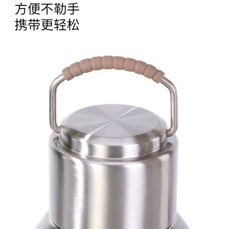 全钢高档高级保温杯男女大容量不锈钢户外车载泡茶便携热水壶杯子