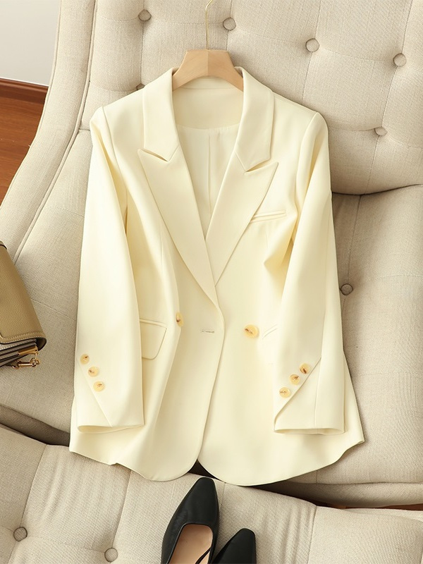 Off-white spring and autumn new blazer women's Korean style loose, fashionable and versatile suit