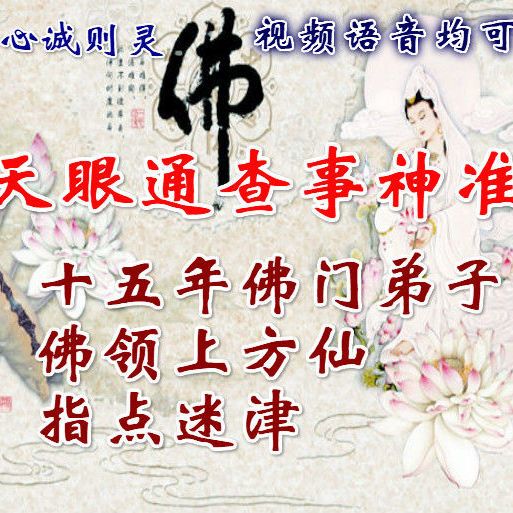 仙家预测占卜查事出马仙看事测事业前世因果财运合婚看仙缘资料