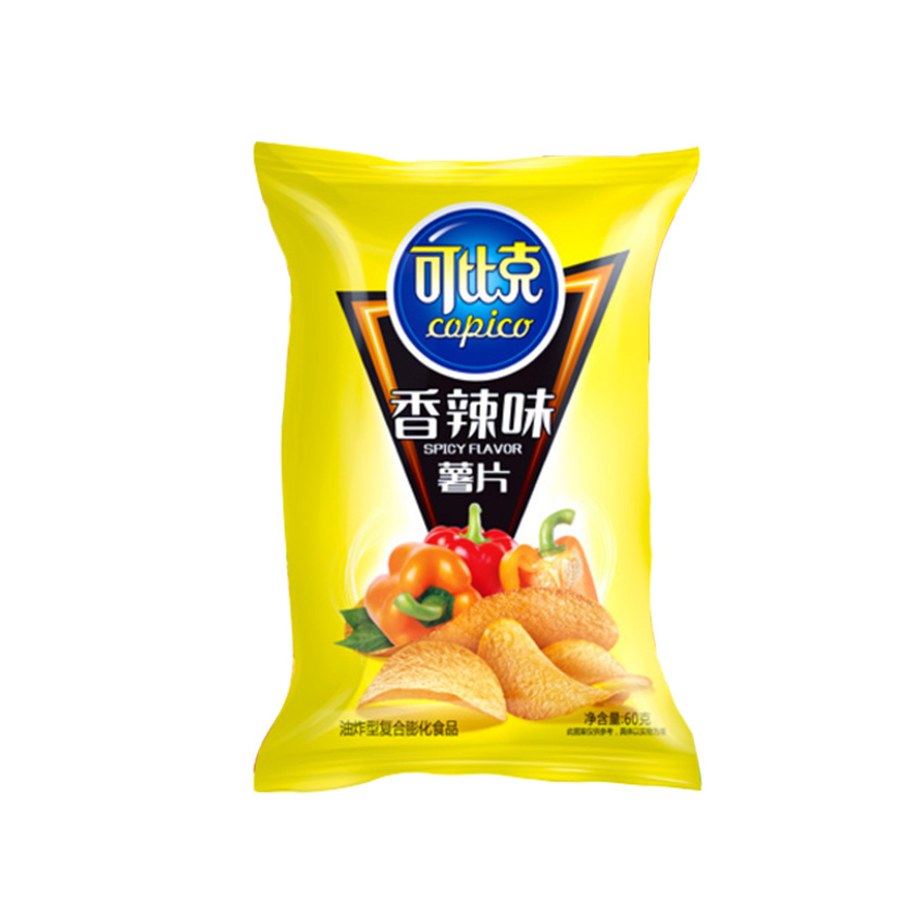 75732-可比克薯片超大包袋装多口味混装休闲零食小吃膨化食品非油炸散装-详情图