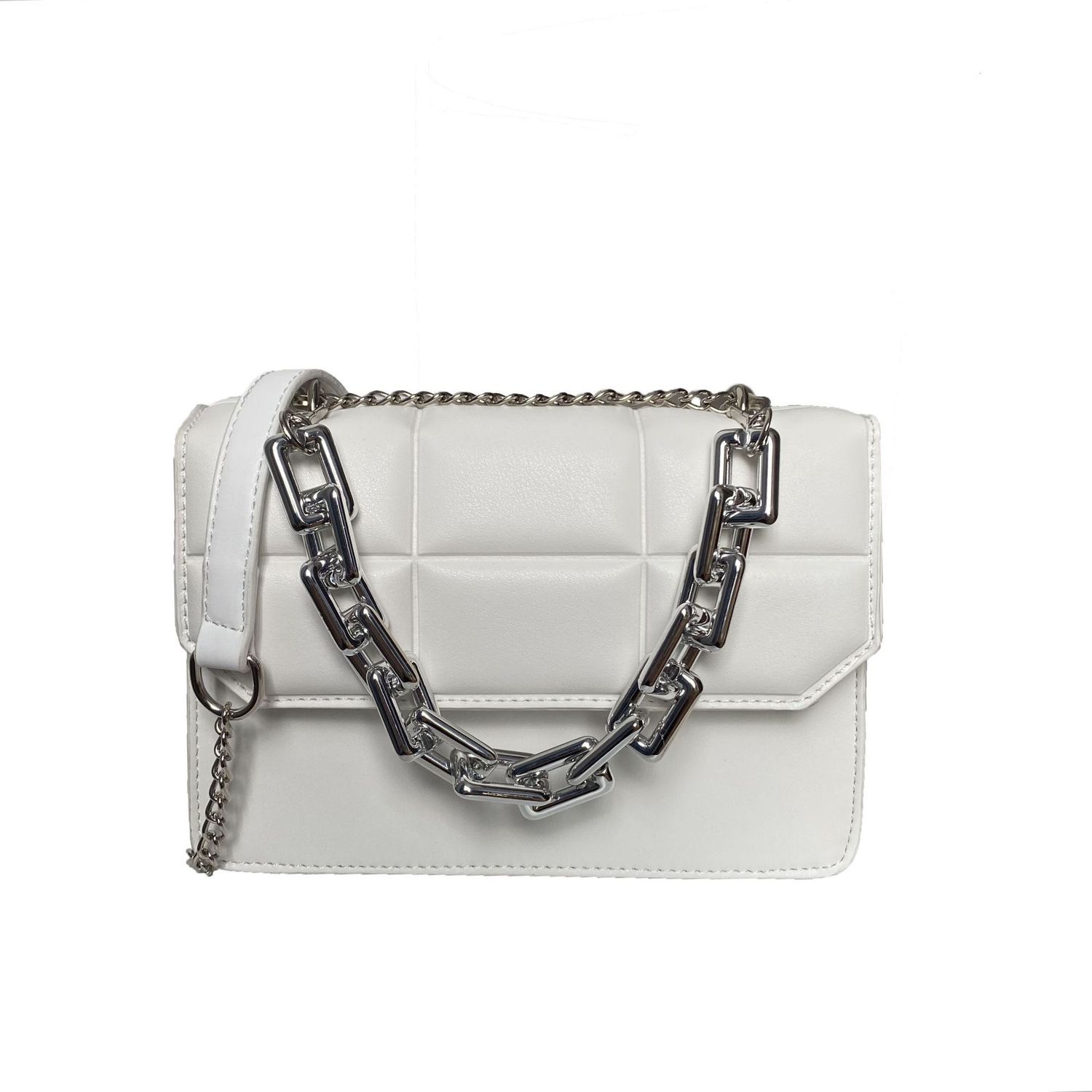 Niche high-quality texture chain small square bag new trendy all-match diamond handbag fashion shoulder Messenger bag