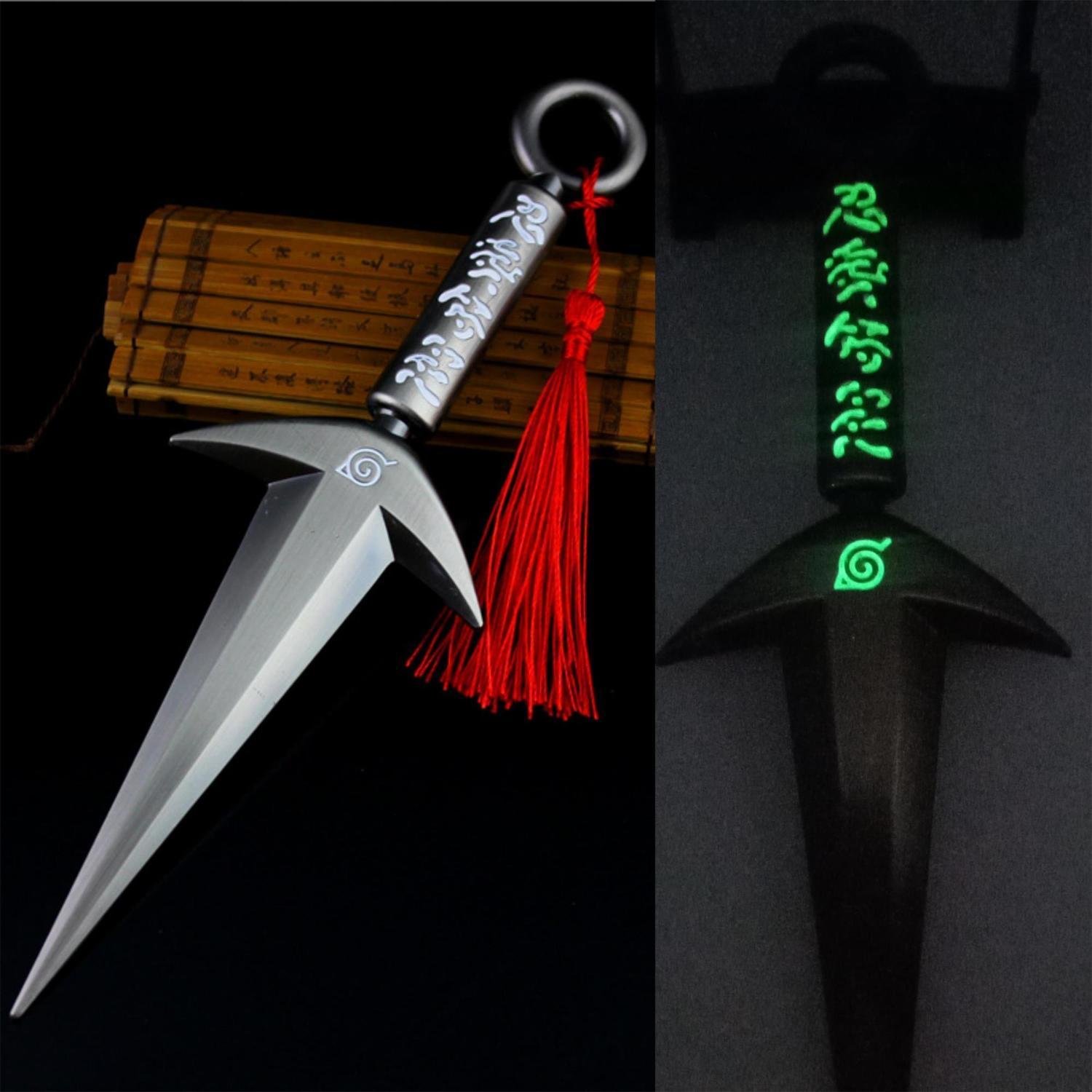 火影忍者武器金属苦无手里剑飞雷神套装鸣人晓组织儿童玩具模型
