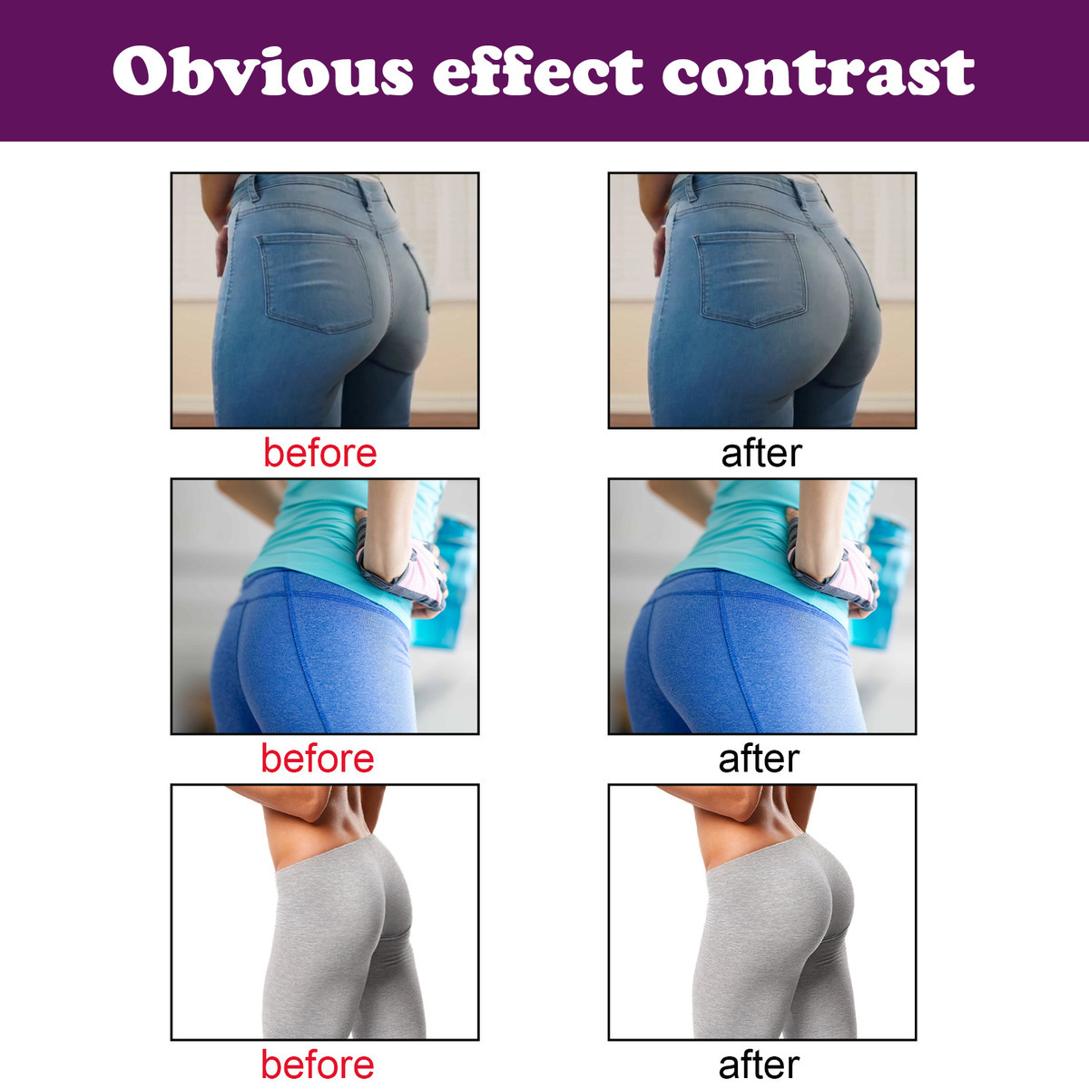 West&Month Hip Lifting Essential Pull Massasjeolje, Oppstrammende Formende Ferskenfargede Hofter, Fremhever Buede og_voghion.com