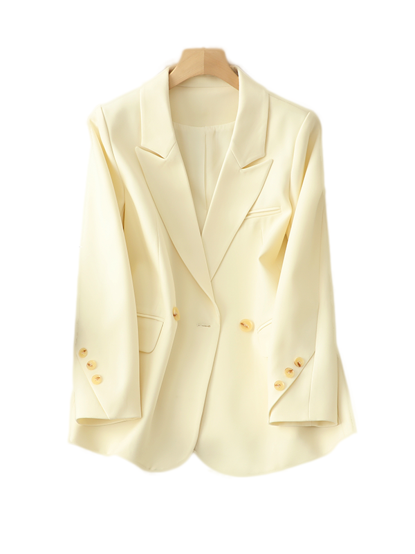 Off-white spring and autumn new blazer women's Korean style loose, fashionable and versatile suit