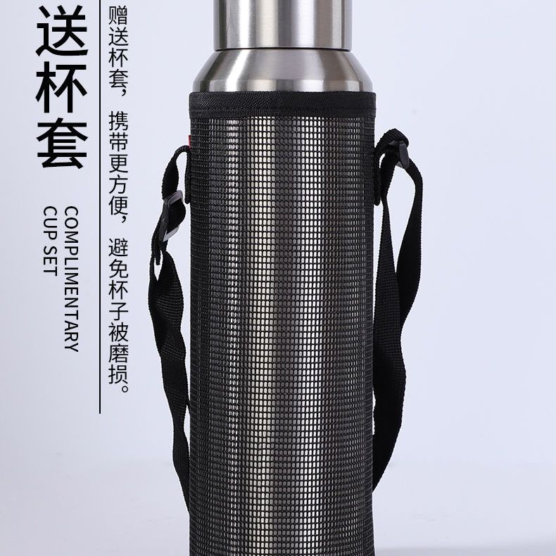 全钢高档高级保温杯男女大容量不锈钢户外车载泡茶便携热水壶杯子