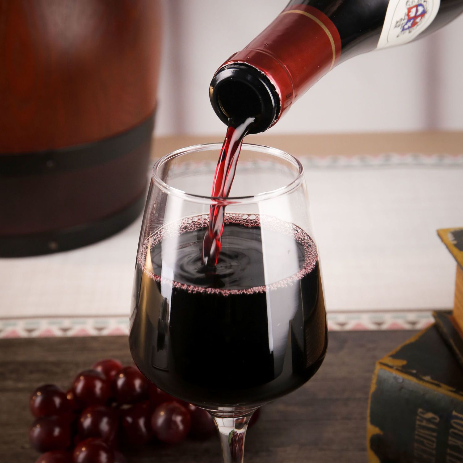 法国进口红酒整箱145度aop赤霞珠干红葡萄酒高档红酒礼盒750ml6