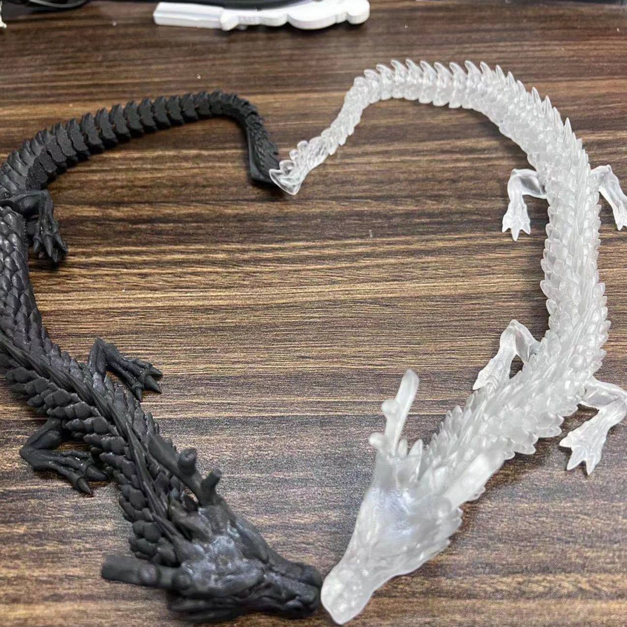 [可动]3d打印模型sla中国龙 活动关节龙成品 高精度 工业级光固化【3