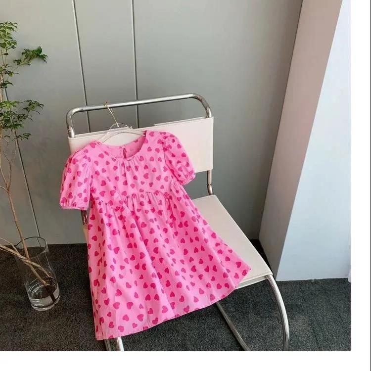 Cream KIDS girls' dress 2021 summer new children's foreign style short-sleeved princess dress baby summer skirt