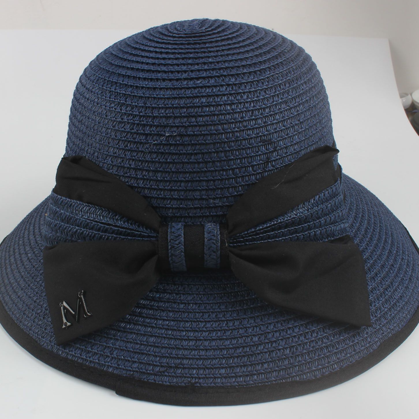 Summer Korean version of the sunscreen hat female casual fisherman hat basin hat M letter bow travel casual beach hat
