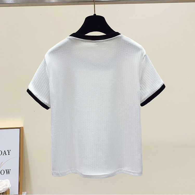 Ins super hot short-sleeved t-shirt women  early spring summer new Korean version loose short half-sleeved bottoming shirt top tide