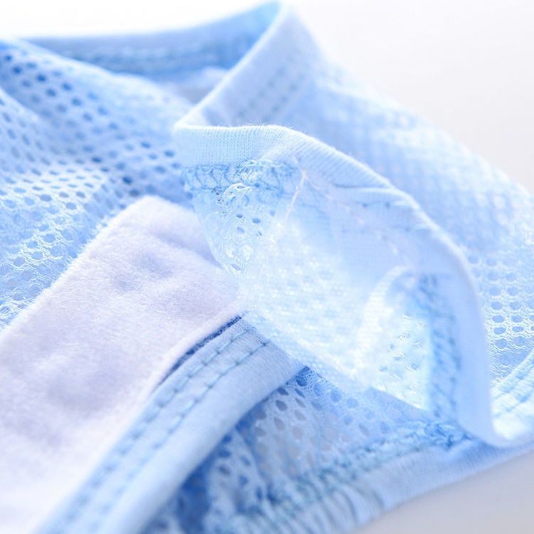 宝宝尿布兜夏季婴儿尿布裤网眼透气新生儿介子固定裤防水纯棉可洗