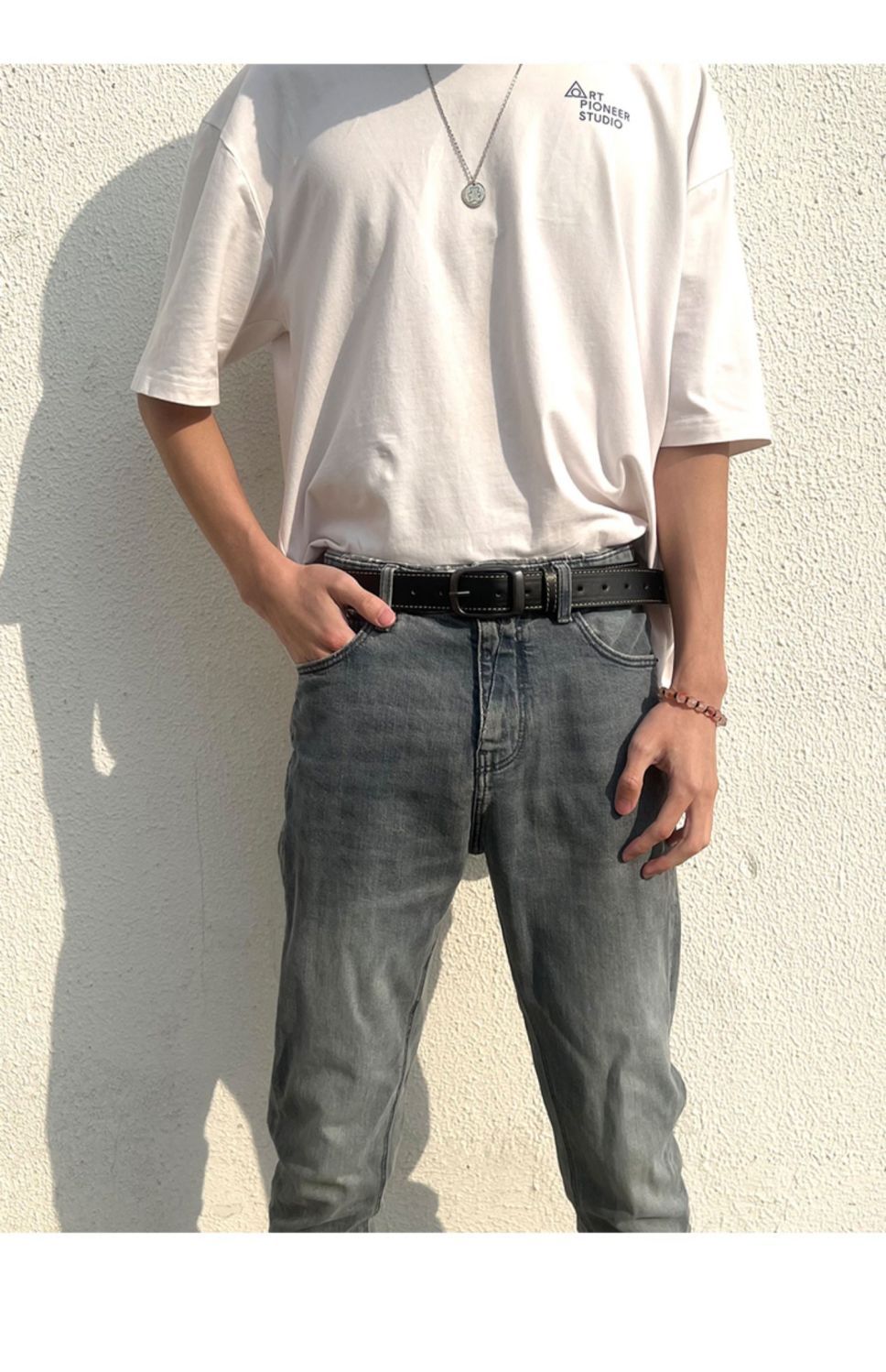 New men's belt business casual retro trend needle buckle belt student wide version belt_voghion.com
