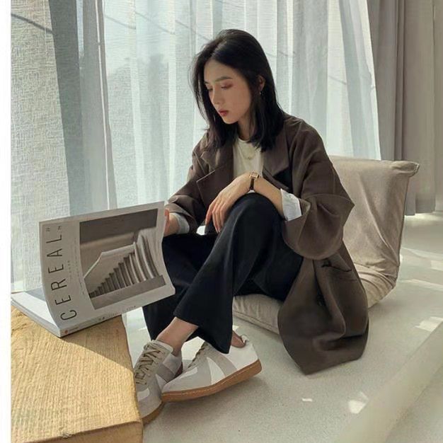 Small suit jacket women  spring and autumn new fashion Korean style temperament loose college style suit women's top tide