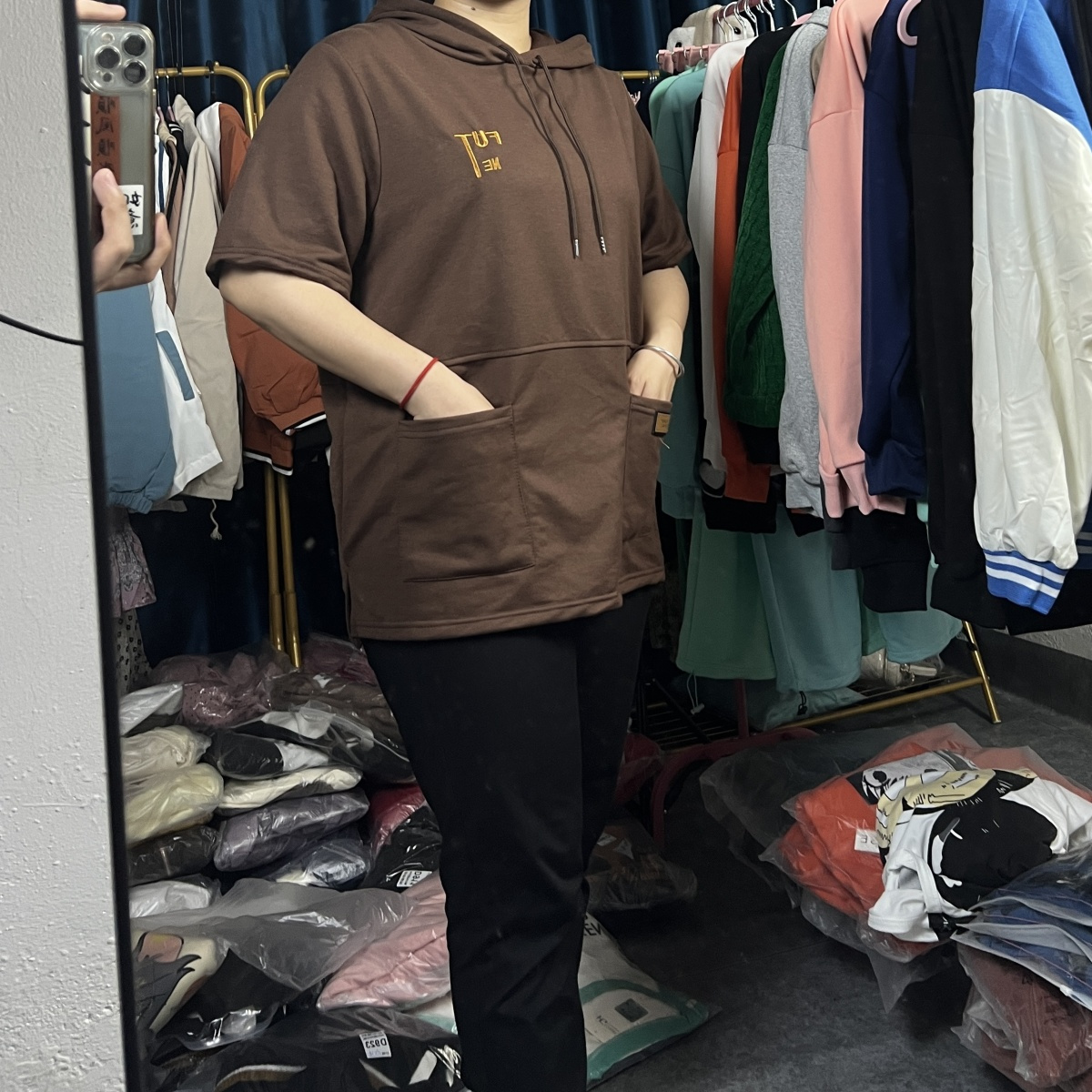 秋裝2022年新款中年媽媽女士連帽加絨衛衣女時尚長袖上衣寬鬆外套
