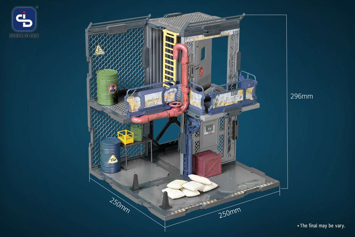 1:18 1:24 Scale Diorama Building Set Acid Rain WarDark
