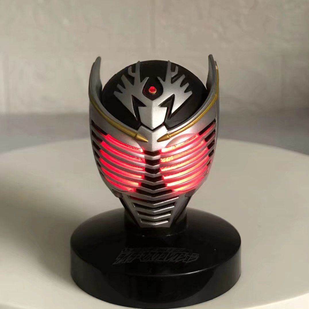 万代 假面骑士头像 盒蛋摆件 头雕 龙骑 ryuki 夜骑 王蛇 龙牙