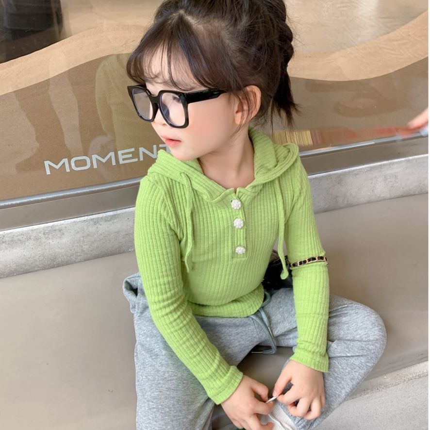 Girls sports suit 2023 new autumn clothes children's baby clothes net red foreign style sweater girls autumn clothes