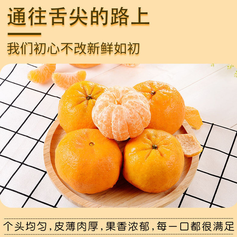 105971-正宗宜昌芦柑特产椪柑新鲜水果酸甜橘子皮薄蜜桔沃柑孕妇水果柑橘-详情图
