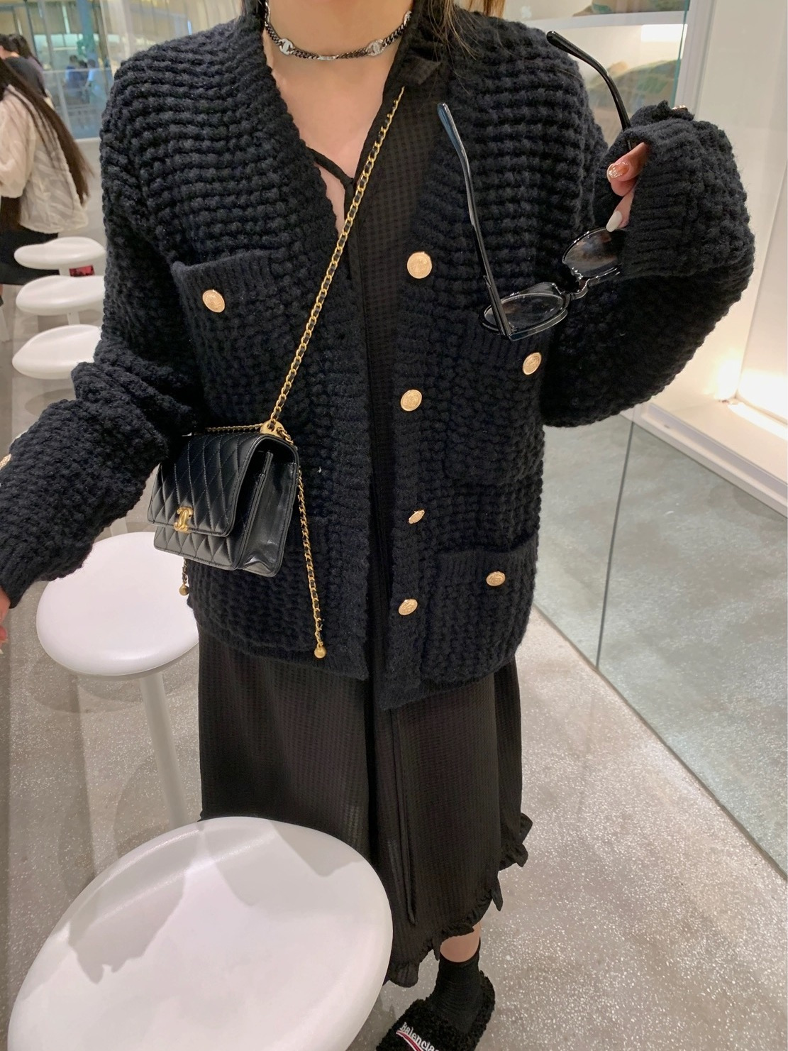 MINETTE秋冬季毛衣外套女小香風韓系慵懶縫高級加厚麻花開衫上衣