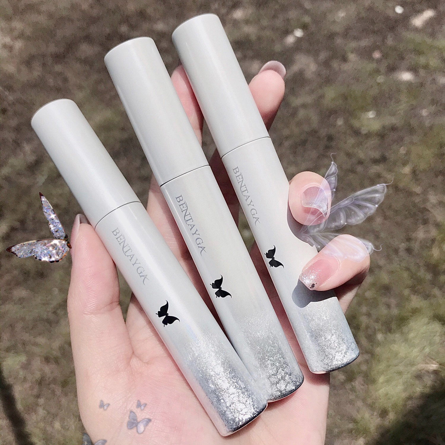 Butterfly Lip Glaze student's matte fog surface is waterproof and does not fade, does not touch the cup shows white, high color value, mouth red net red, same style