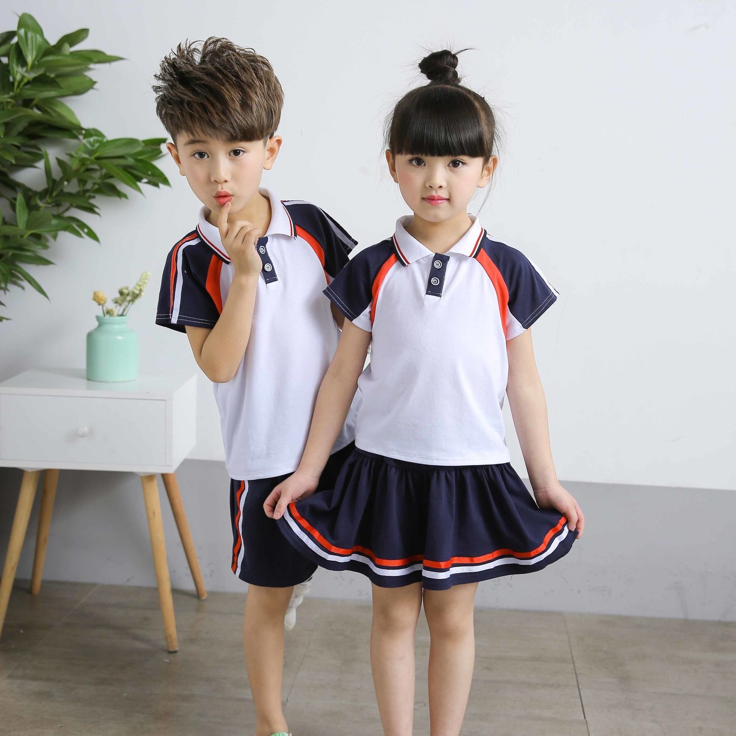 校服套装小学生运动套装园服套装幼儿园学生班服秋冬毕业服学院风 虎窝拼