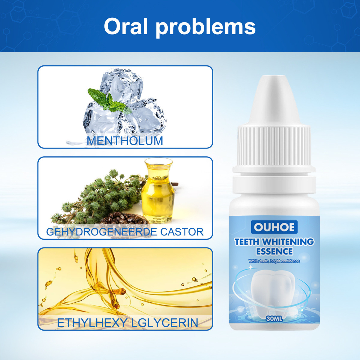 Whitening essence Solution Clea Tooth Spot Stain Removing Bad Breath Oral 2024_voghion.com