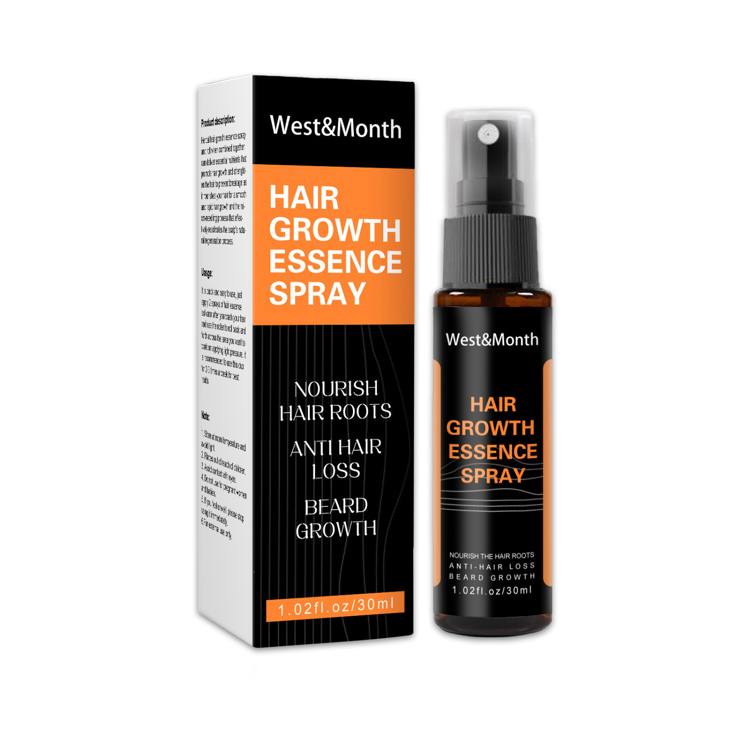 Polygonum multiflorum anti caduta dei capelli Spray allo zenzero per capelli soluzione per la cura dell'attaccatura dei capelli spessi 2024_voghion.com