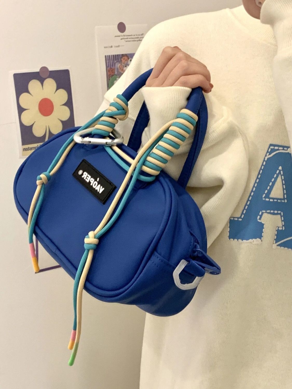 VAOPER2022 Summer Texture Nischenhandtasche Damen Umhängetasche Herren trendige Einzelschulter-Satteltasche_voghion.com