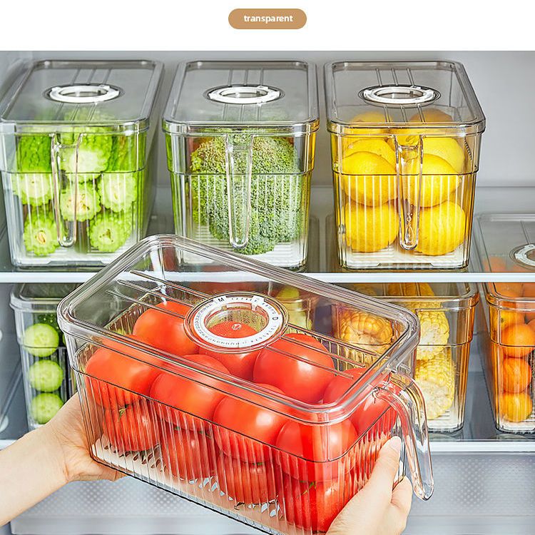 冰箱收纳盒保鲜盒食品级冷冻专用厨房整理神器水果蔬菜鸡蛋储物盒