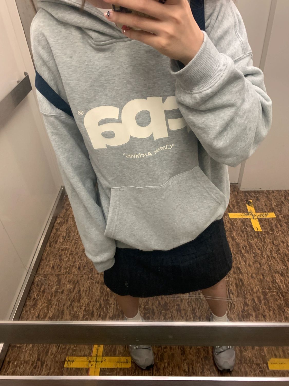 美式復古字母印花連帽衛衣女秋冬新款oversize慵懶休閒chic外套潮