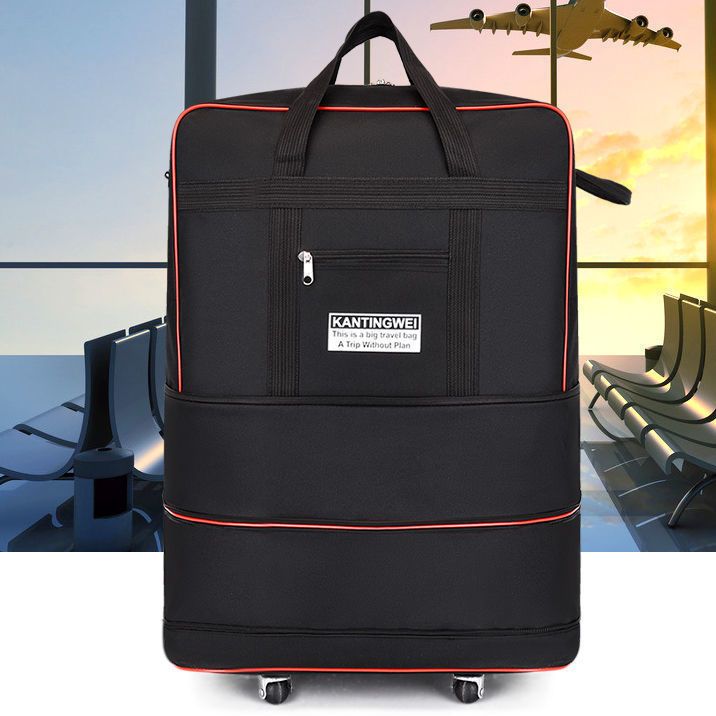 防水折叠航空托运包旅行包大容量行李包女收纳袋外出手提包带轮子