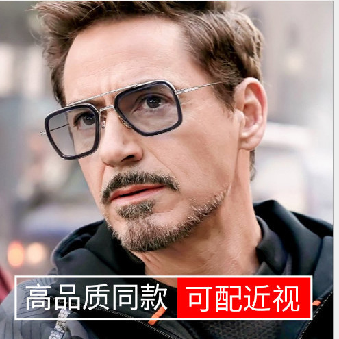 Iron Man Donny's same glasses fashion box cross border duplex spider man sunglasses for men and women