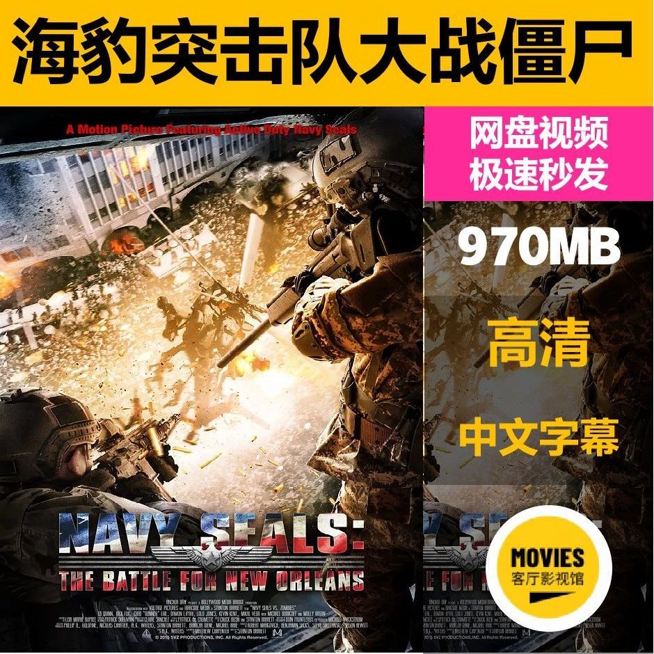 海豹突击队大战僵尸  丧尸系列 美军 高清 720p