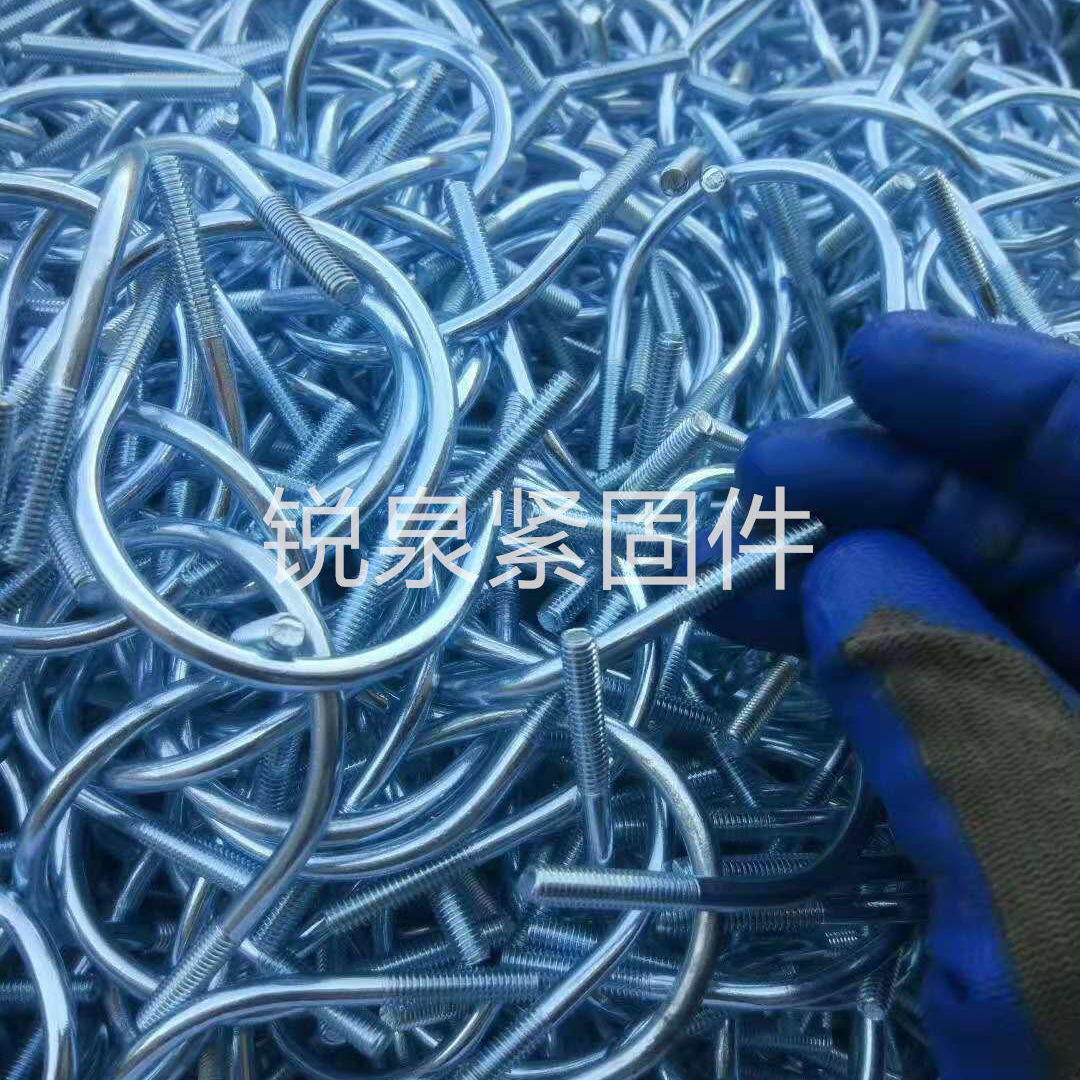 106079-U型管卡 U型螺丝 U型卡 U型螺栓 U型丝 U型卡箍 25管卡160管卡-详情图
